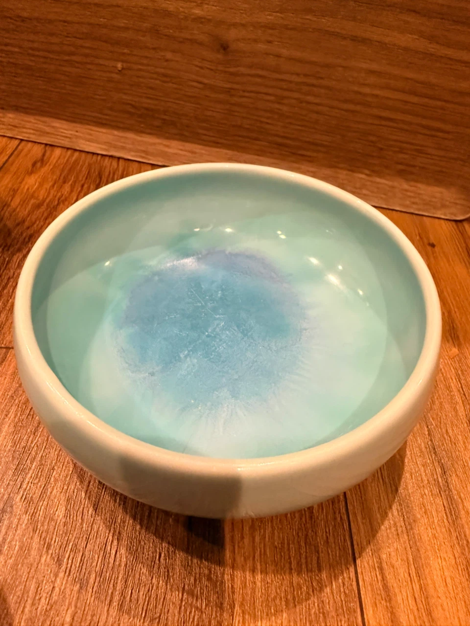 美しいブルーの陶器小鉢 3個セットの写真3枚目