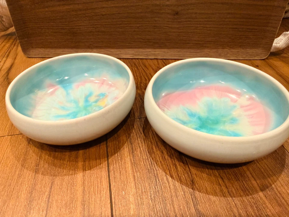 パステルカラー 小鉢 2個セット