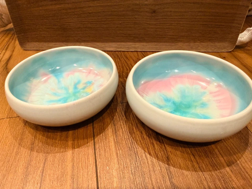 パステルカラー 小鉢 2個セット