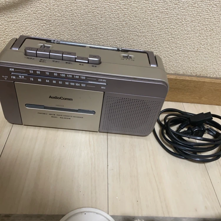 オーム電機 ラジオカセットレコーダー RCS-M707M