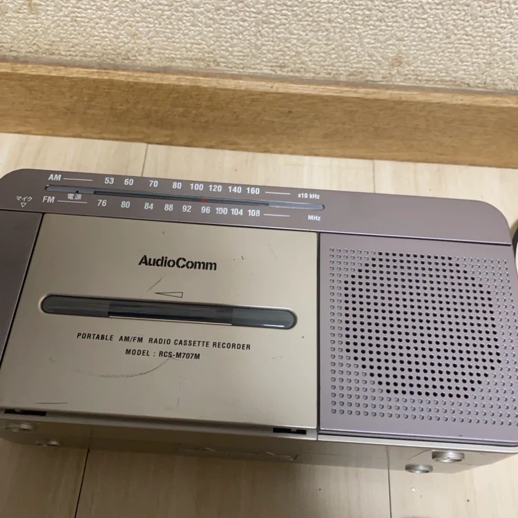 オーム電機 ラジオカセットレコーダー RCS-M707Mの写真2枚目