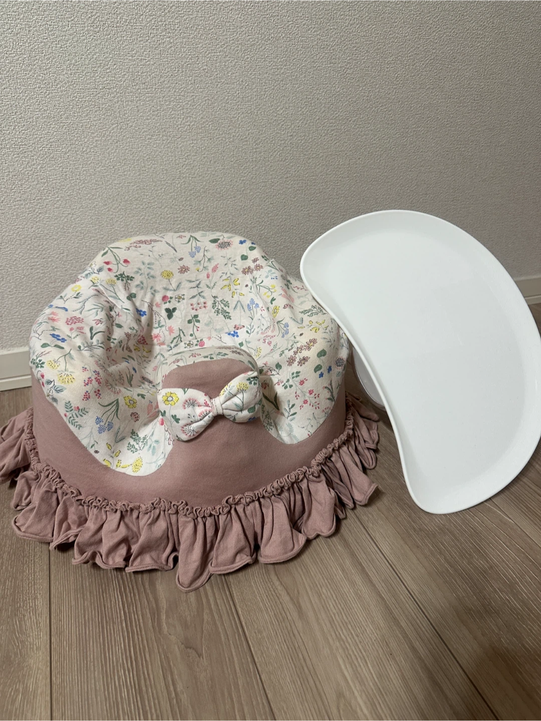 【カバー付き】バンボ ベビーソファ テーブル付き イエロー