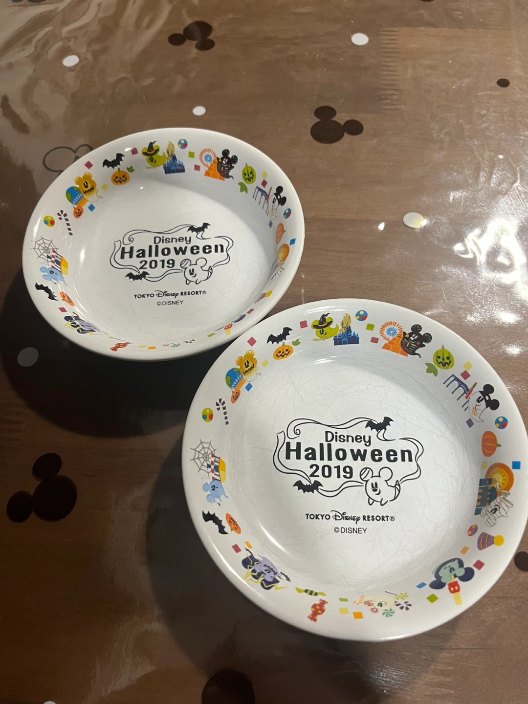 【2枚セット】ディズニーハロウィーン2019 スーベニアプレート 2枚セット
