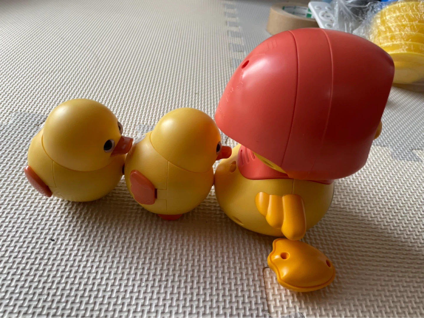 アヒル おもちゃ セット 親子の写真2枚目