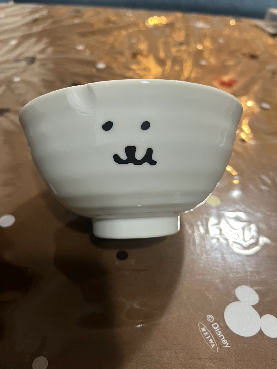 【欠けあり】ナガノ nagano くま　お茶碗