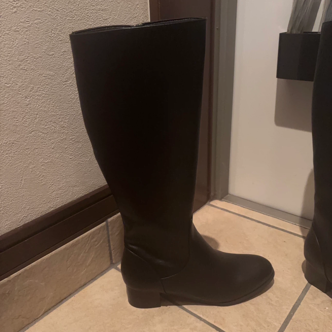 【新品未使用】グレイル チャンキーヒールロングブーツの写真2枚目