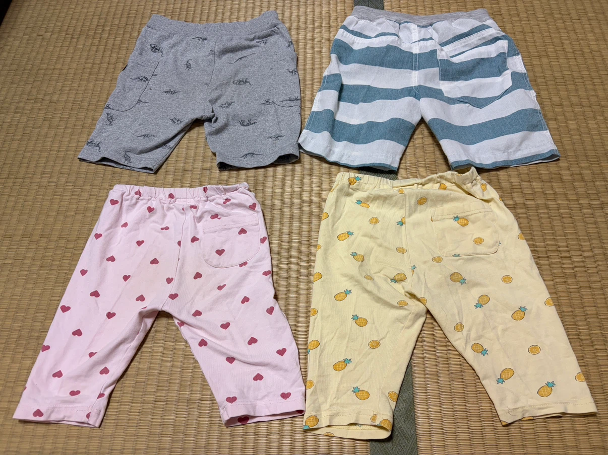 子供用短ズボン 110cm 4枚セットの写真2枚目