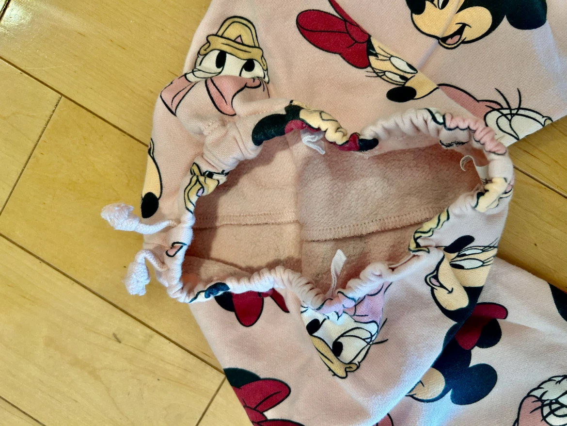 武蔵小杉★H&M★Disney ライトピンク セットアップ ベビー服 100cm 保育園着の写真3枚目