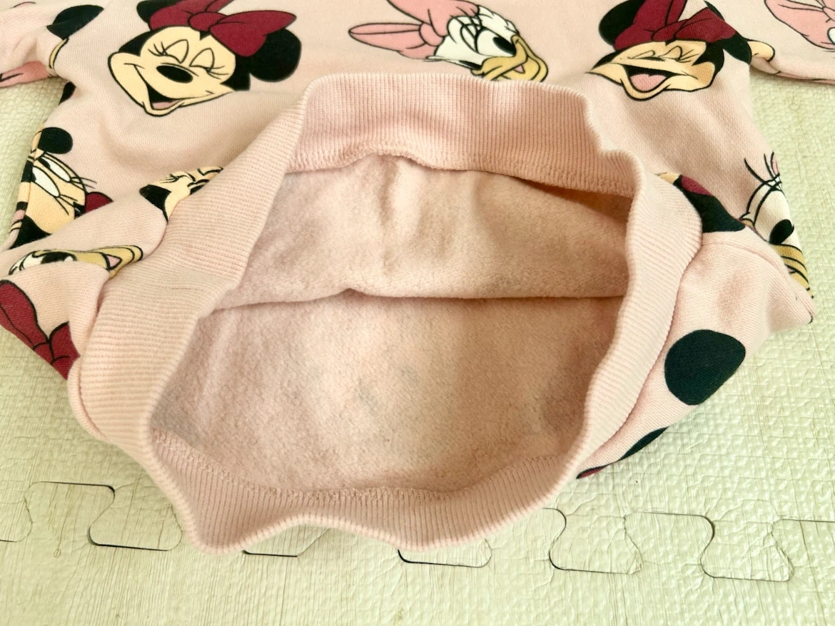 武蔵小杉★H&M★Disney ライトピンク セットアップ ベビー服 100cm 保育園着の写真4枚目