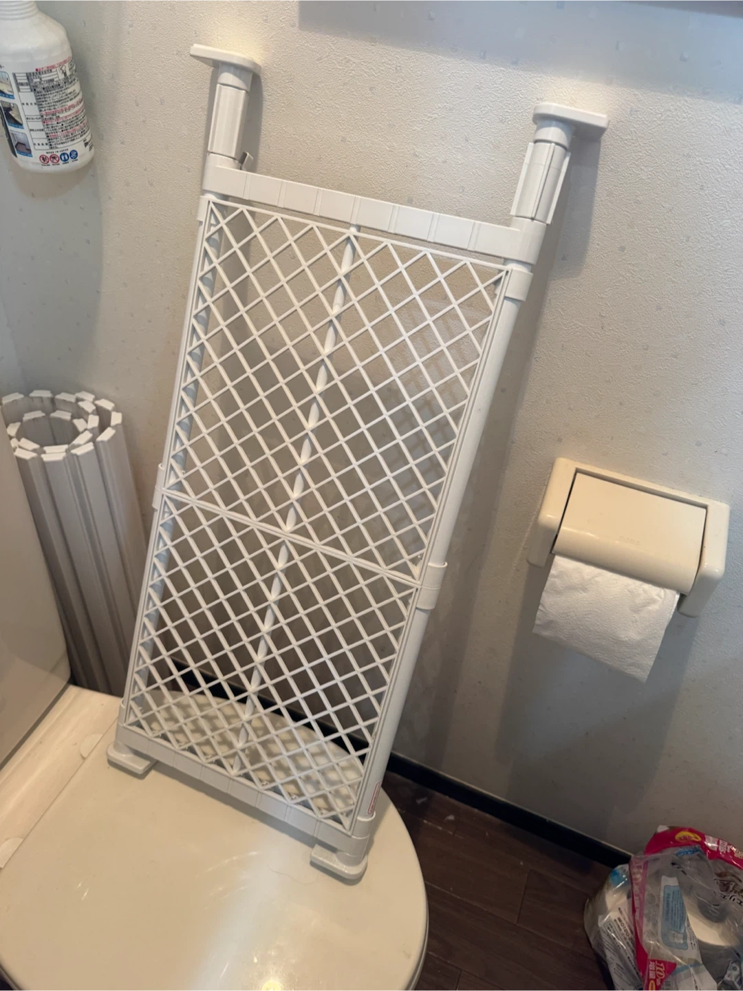 突っ張りパーテーション 白