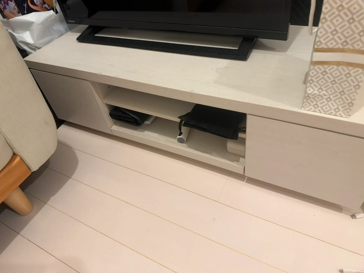 シンプル ホワイト テレビ台 ローボード