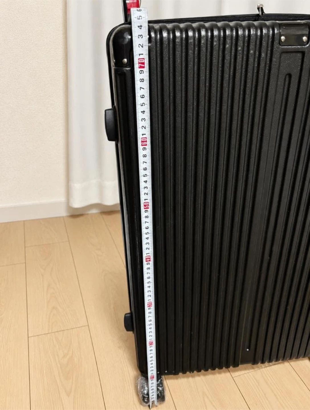 大容量 28インチ スーツケース Lサイズ ブラック ダイヤルロックの写真8枚目