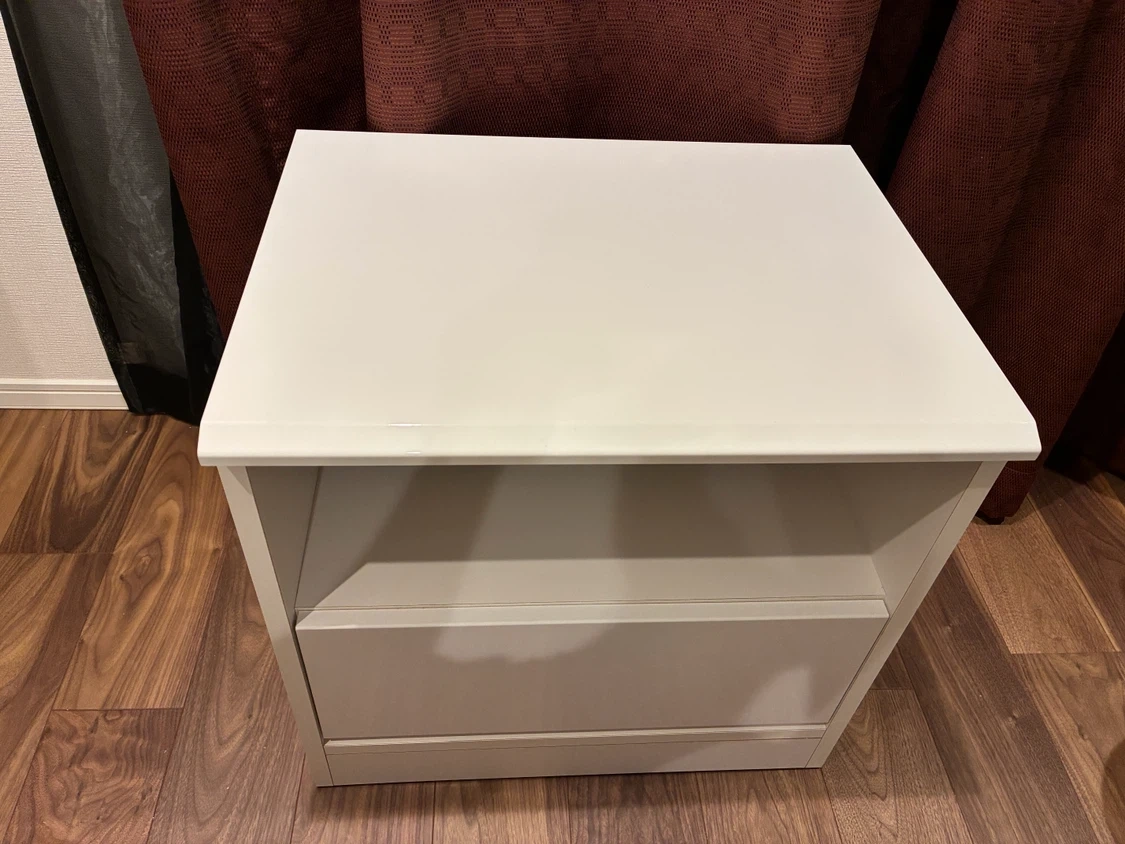 【定価約3.8万円】ディノス クローゼット収納チェスト(幅60×奥45×高58cm)ホワイト ※裏面シミありのため格安の写真2枚目