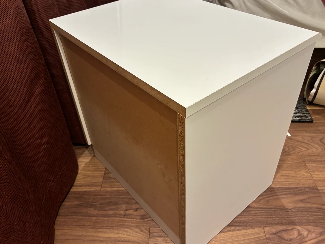 【定価約3.8万円】ディノス クローゼット収納チェスト（幅60×奥45×高58cm）ホワイト ※裏面シミありのため格安の写真5枚目