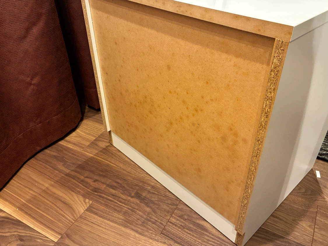 【定価約3.8万円】ディノス クローゼット収納チェスト（幅60×奥45×高58cm）ホワイト ※裏面シミありのため格安の写真6枚目