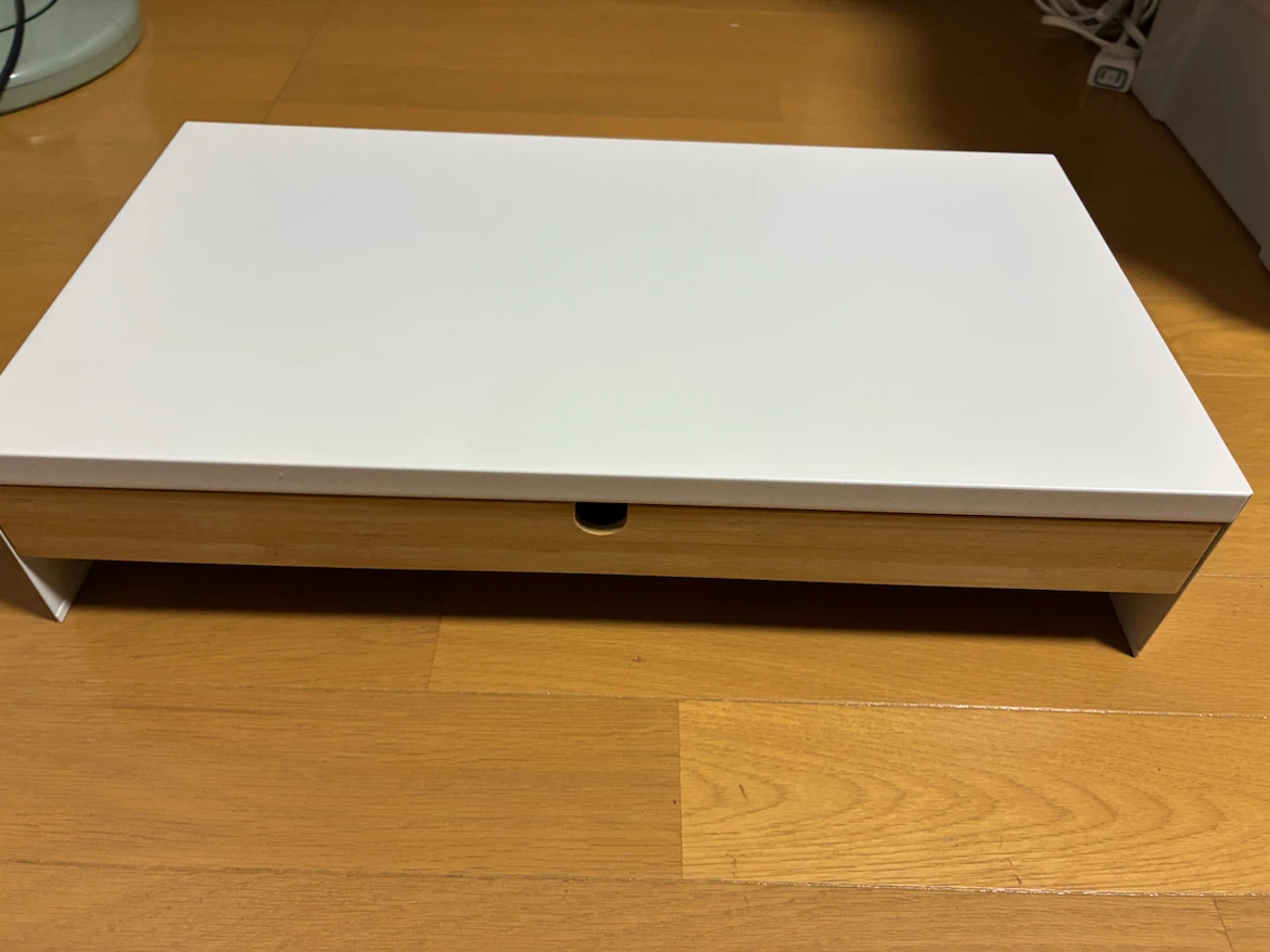 イケア エロヴェン（IKEA ELLOVEN） モニタースタンド引き出し付き 竹 収納