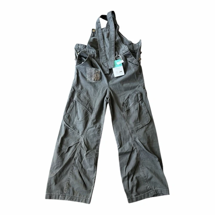 【新品・未使用】パワー ワーク サロペット オーバーオール カーゴパンツ (M)