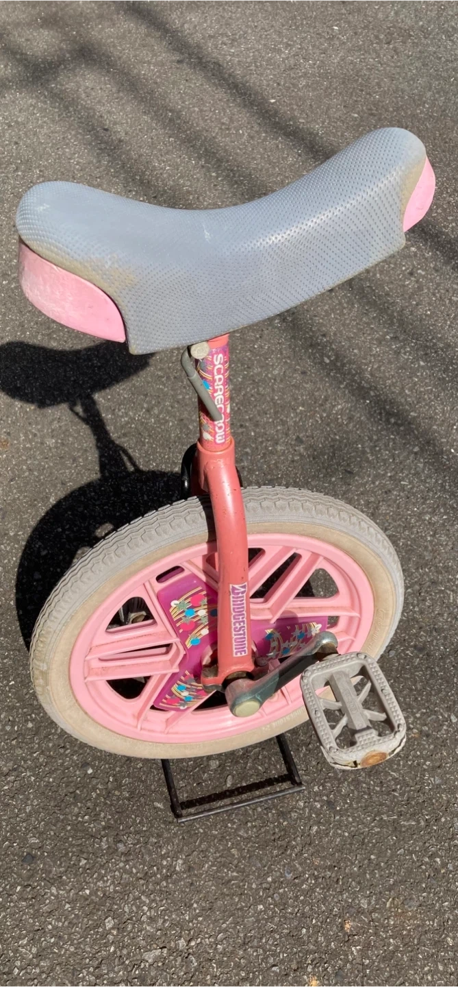近日中処分予定★一輪車 スタンド付き ブリヂストン