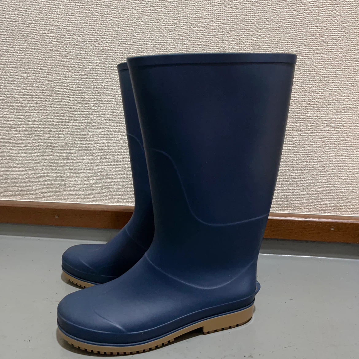 レインブーツ ネイビー S 23.5-24.0cm
