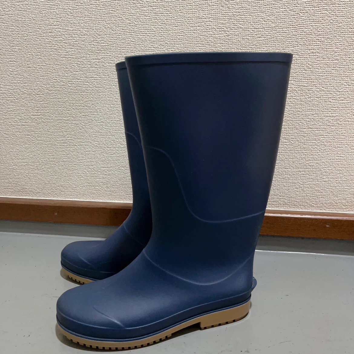 レインブーツ ネイビー S 23.5-24.0cm