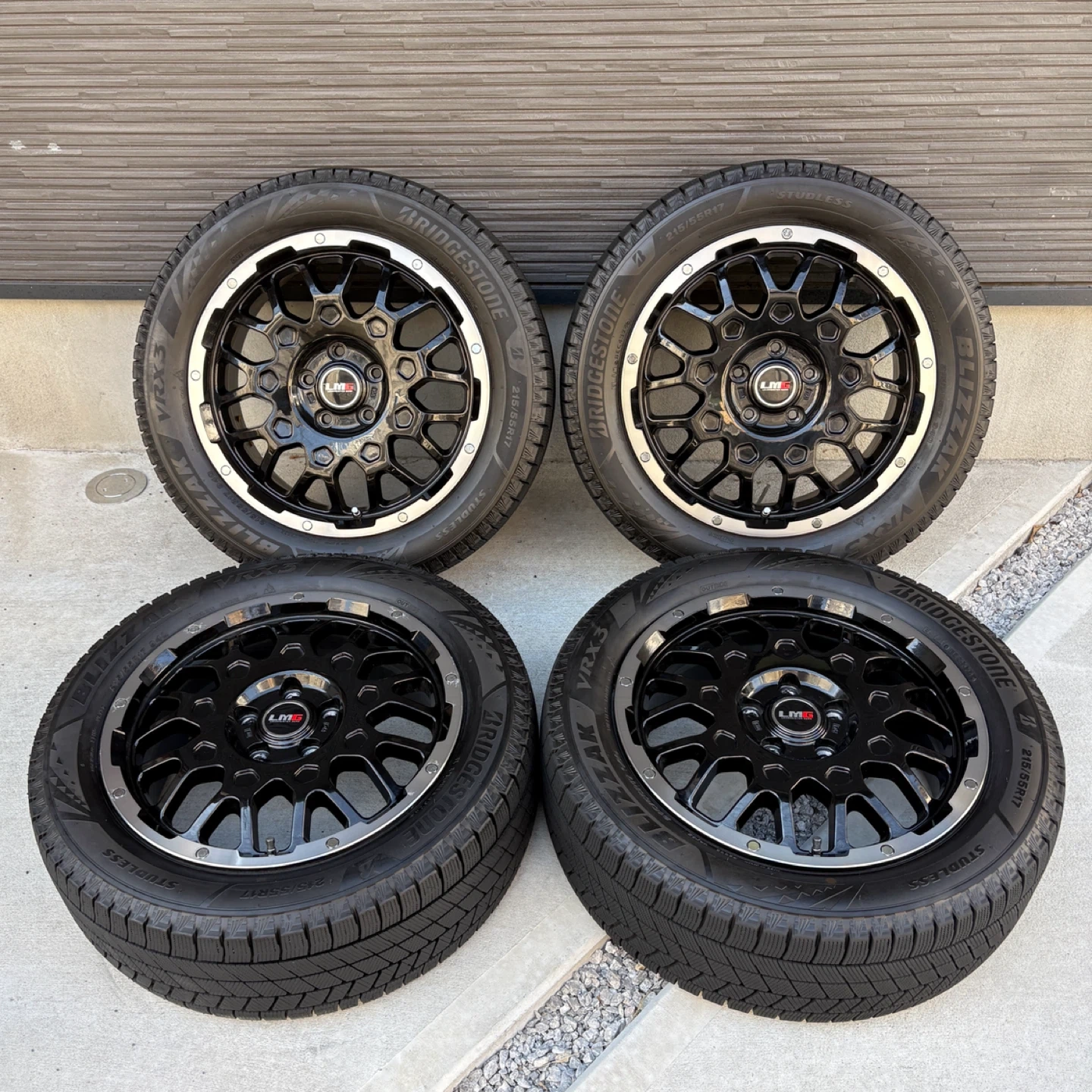 【美品】VRX3スタッドレス+LMGホイール 4本セット