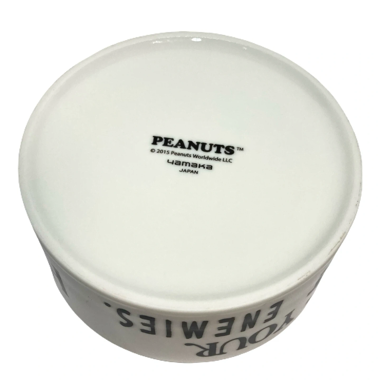 山加商店 PEANUTS SNOOPY スヌーピー モノトーン レンジパック 高機密容器 磁器 Mサイズの写真6枚目