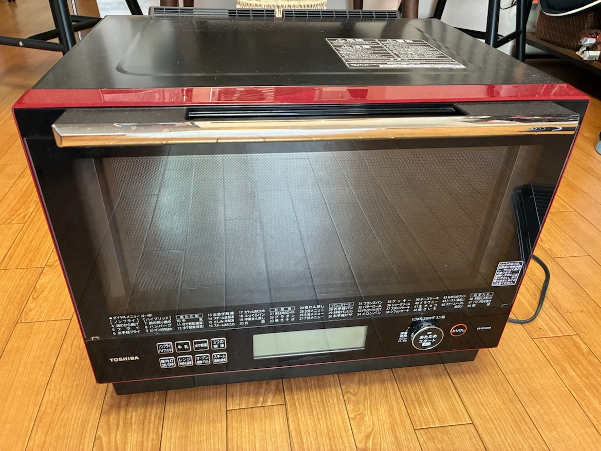 【ジャンク品】東芝 過熱水蒸気オーブンレンジ ER-SD3000(R)