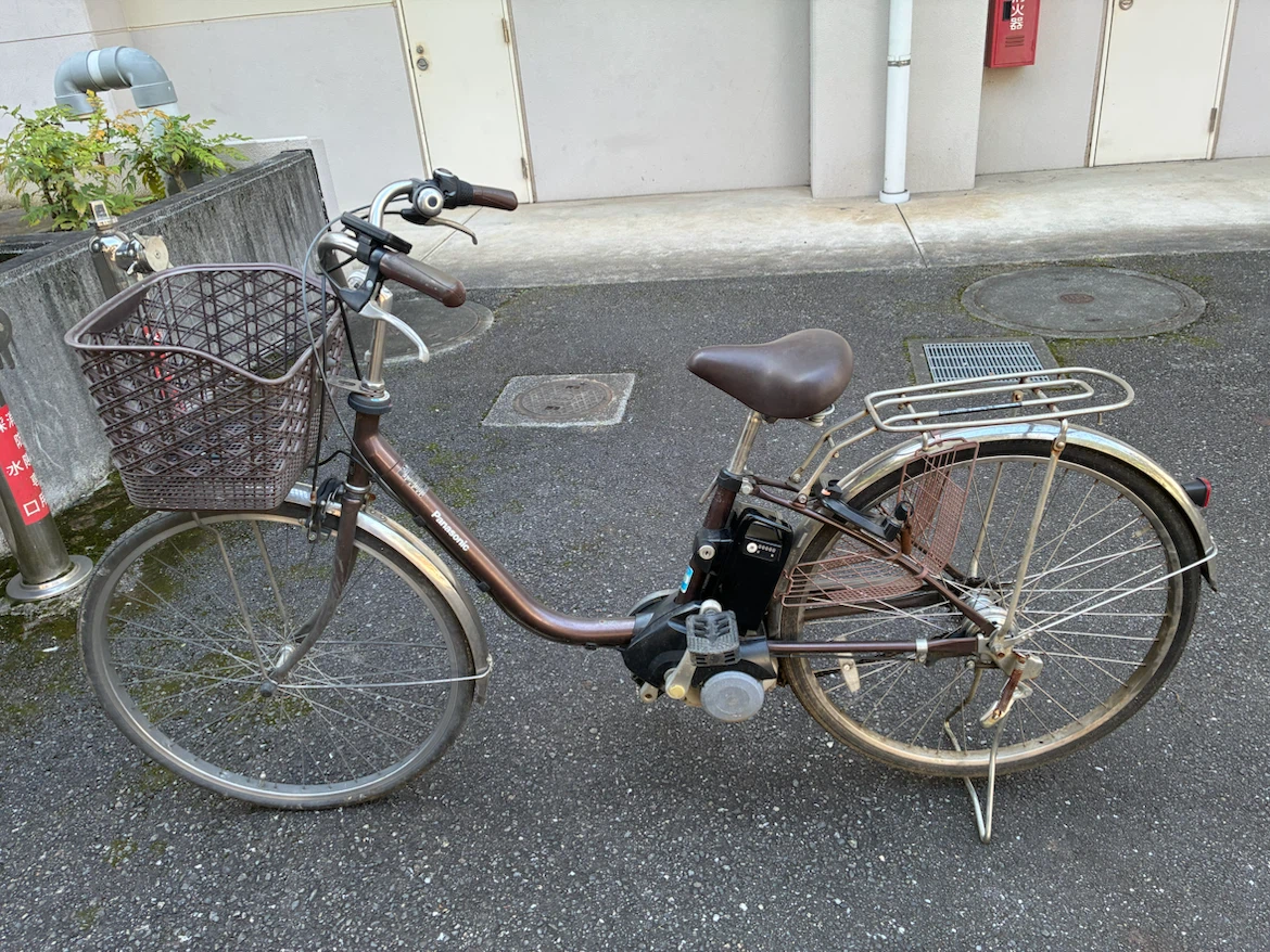 パナソニック 電動アシスト自転車 ブラウン 激安の写真2枚目