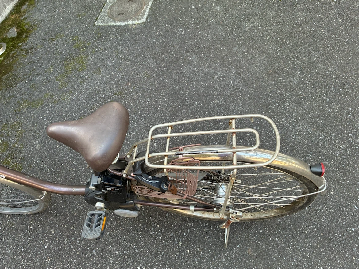 パナソニック 電動アシスト自転車 ブラウン 激安の写真4枚目