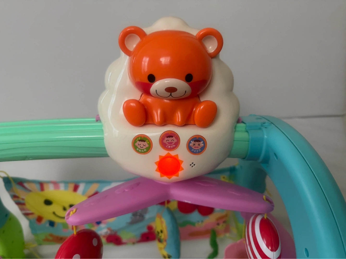 ピープル うちの赤ちゃん世界一 全身の知育メリー＆ジム【動作確認済】の写真2枚目