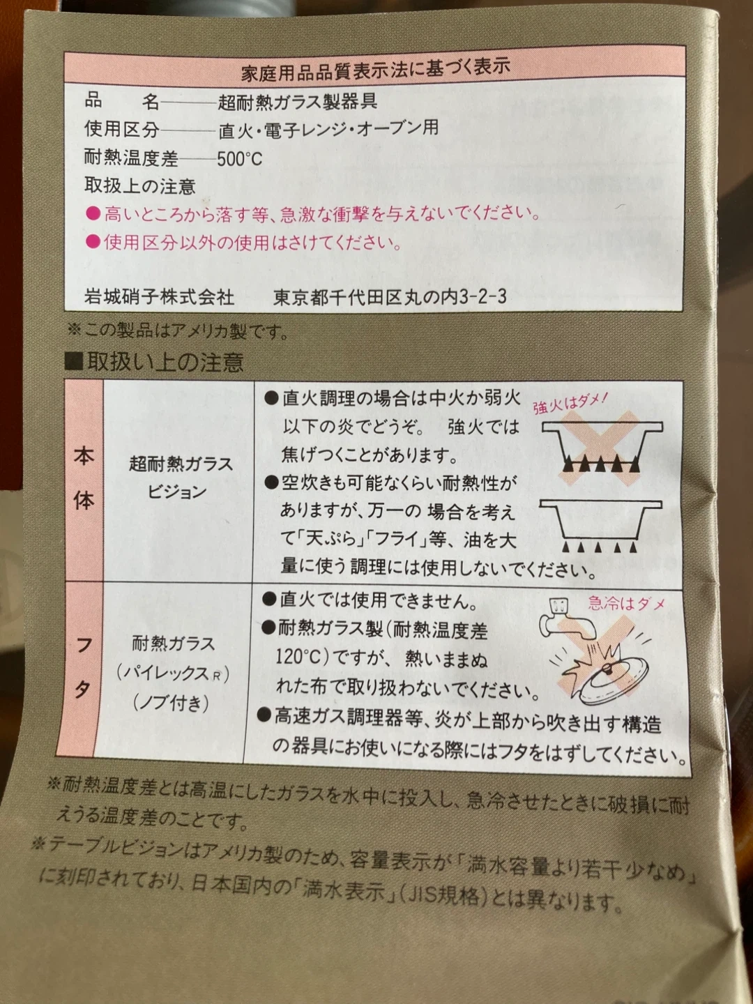 ビジョン 超耐熱ガラス鍋セットの写真4枚目