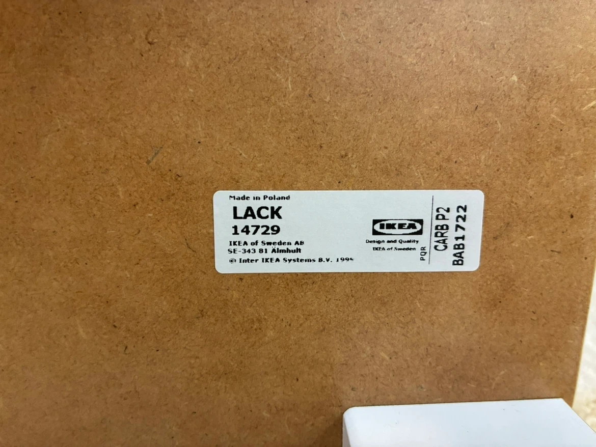 イケア LACK ラック テレビ台 ホワイトの写真4枚目