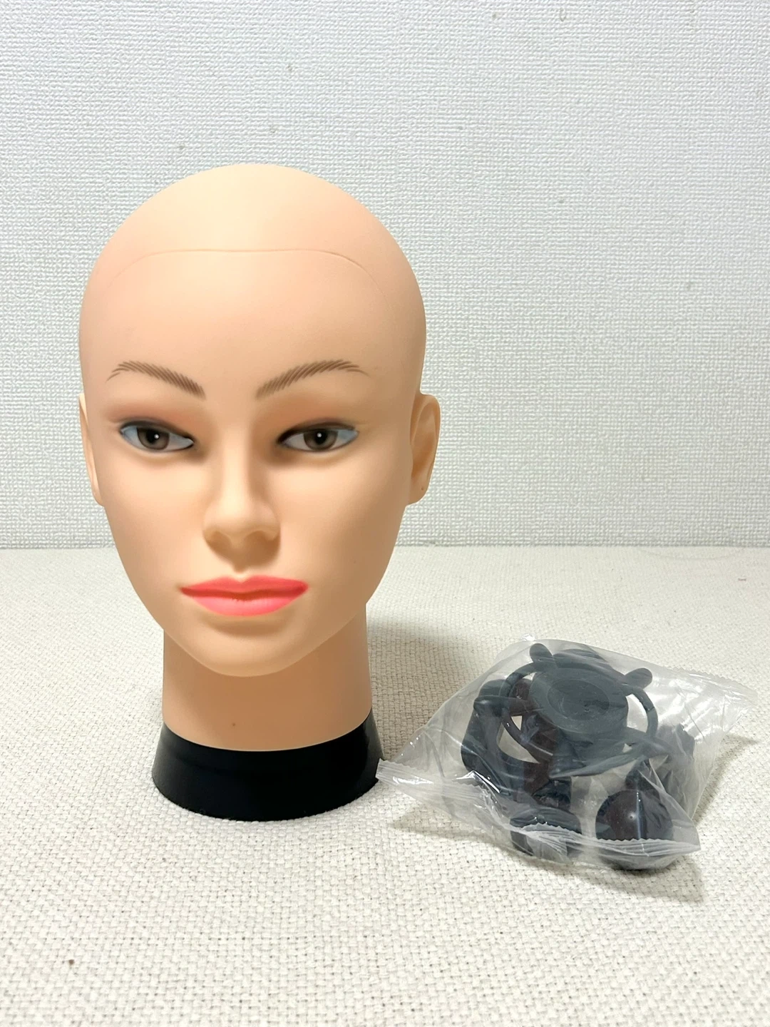 【未使用】マネキンヘッドA 卓上クランプ付き