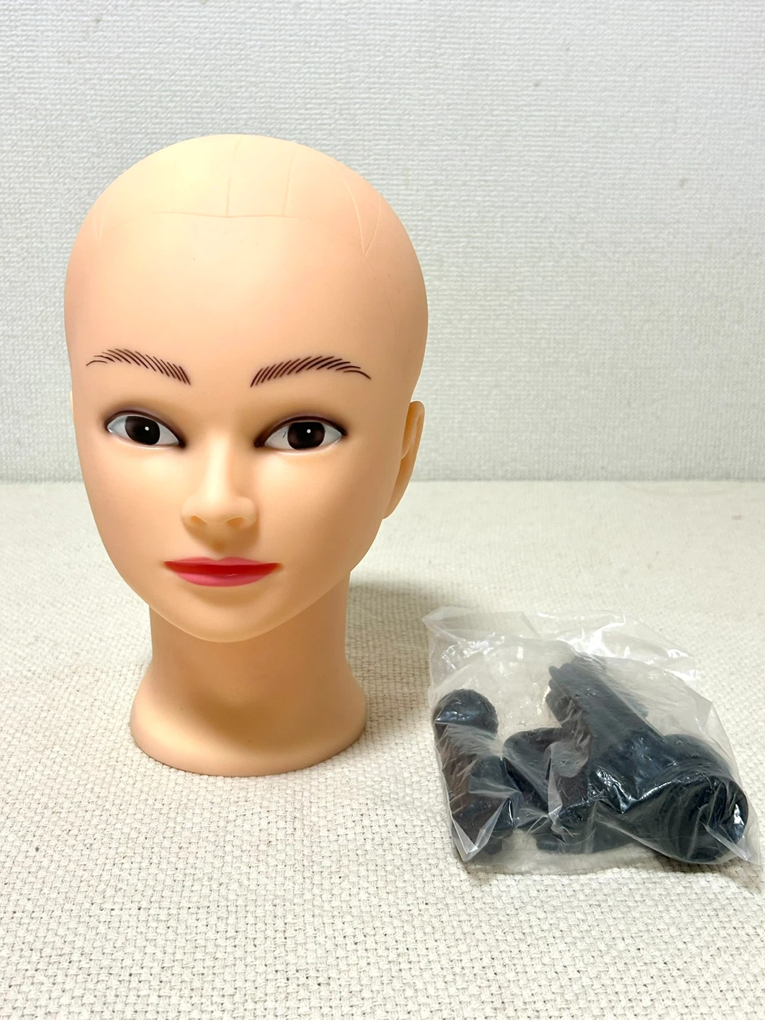 【未使用】マネキンヘッドB 卓上クランプ付き