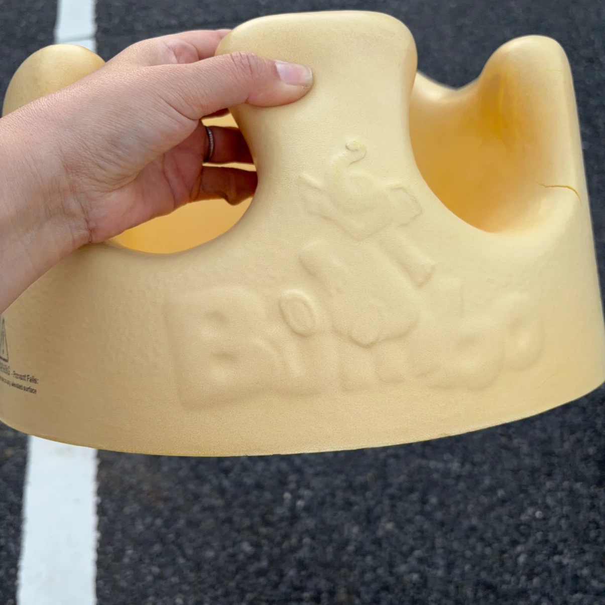 バンボ ベビーソファ クリーム