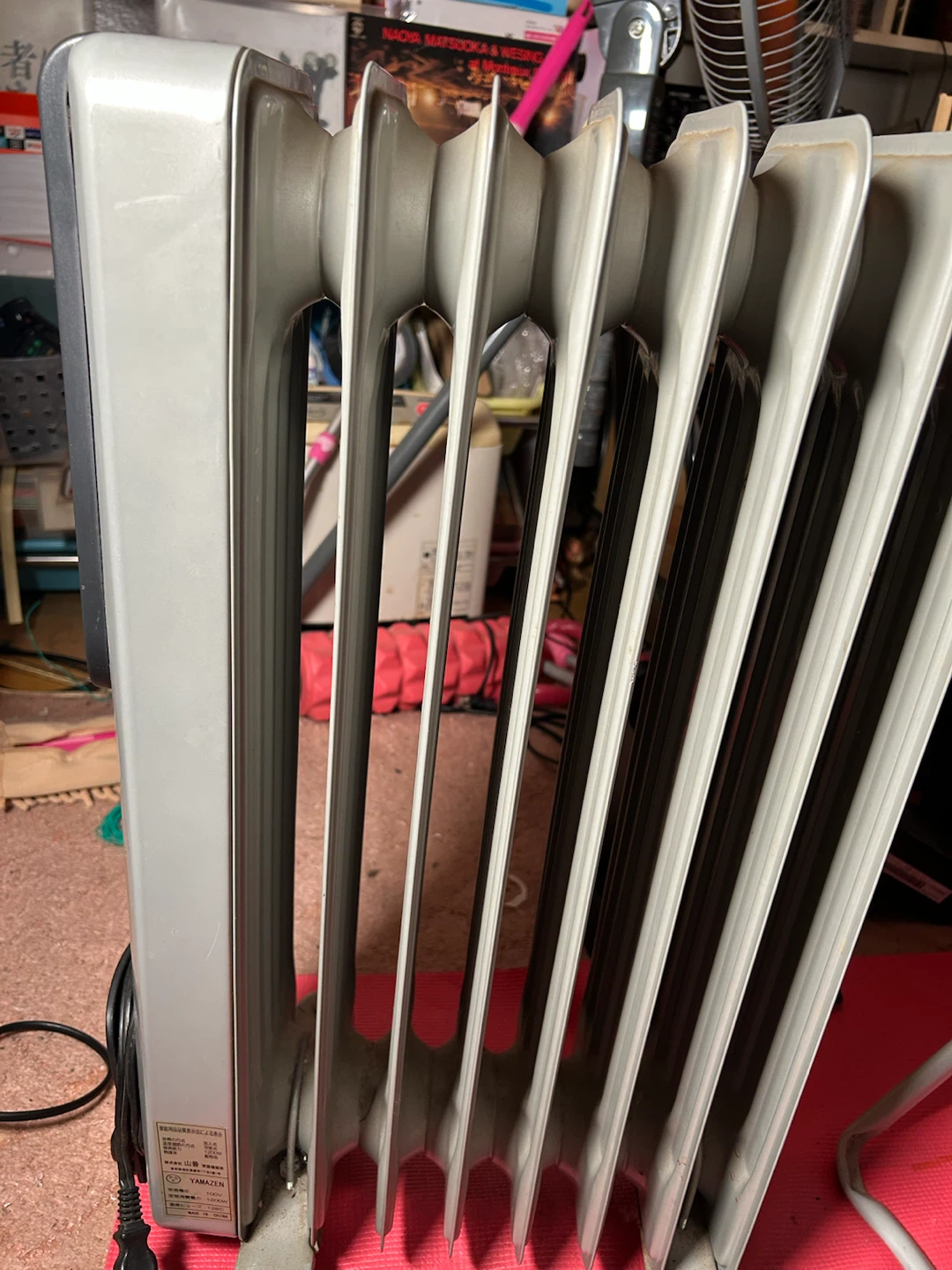 ヤマゼン オイルヒーター YO-1208TDの写真4枚目