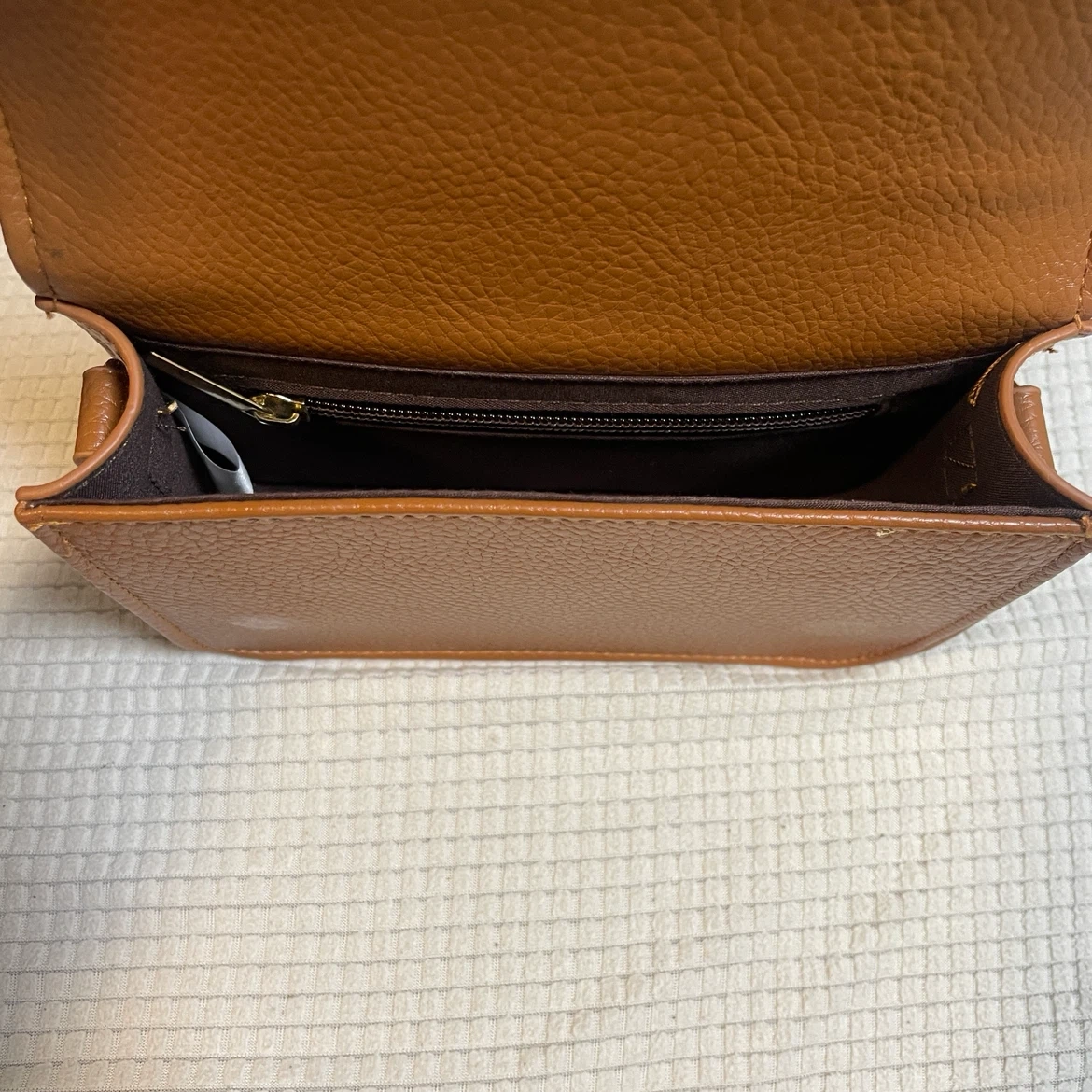 【新品、未使用品】スヌーピー ショルダー バッグ 茶色の写真3枚目