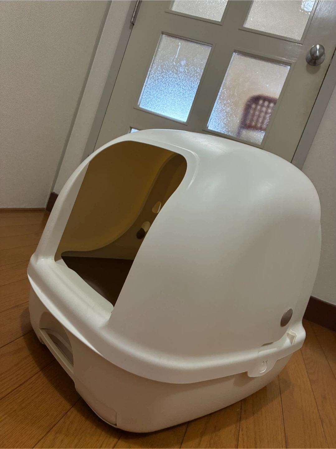 【美品】猫用システムトイレ ドーム型 ホワイト　ユニチャーム