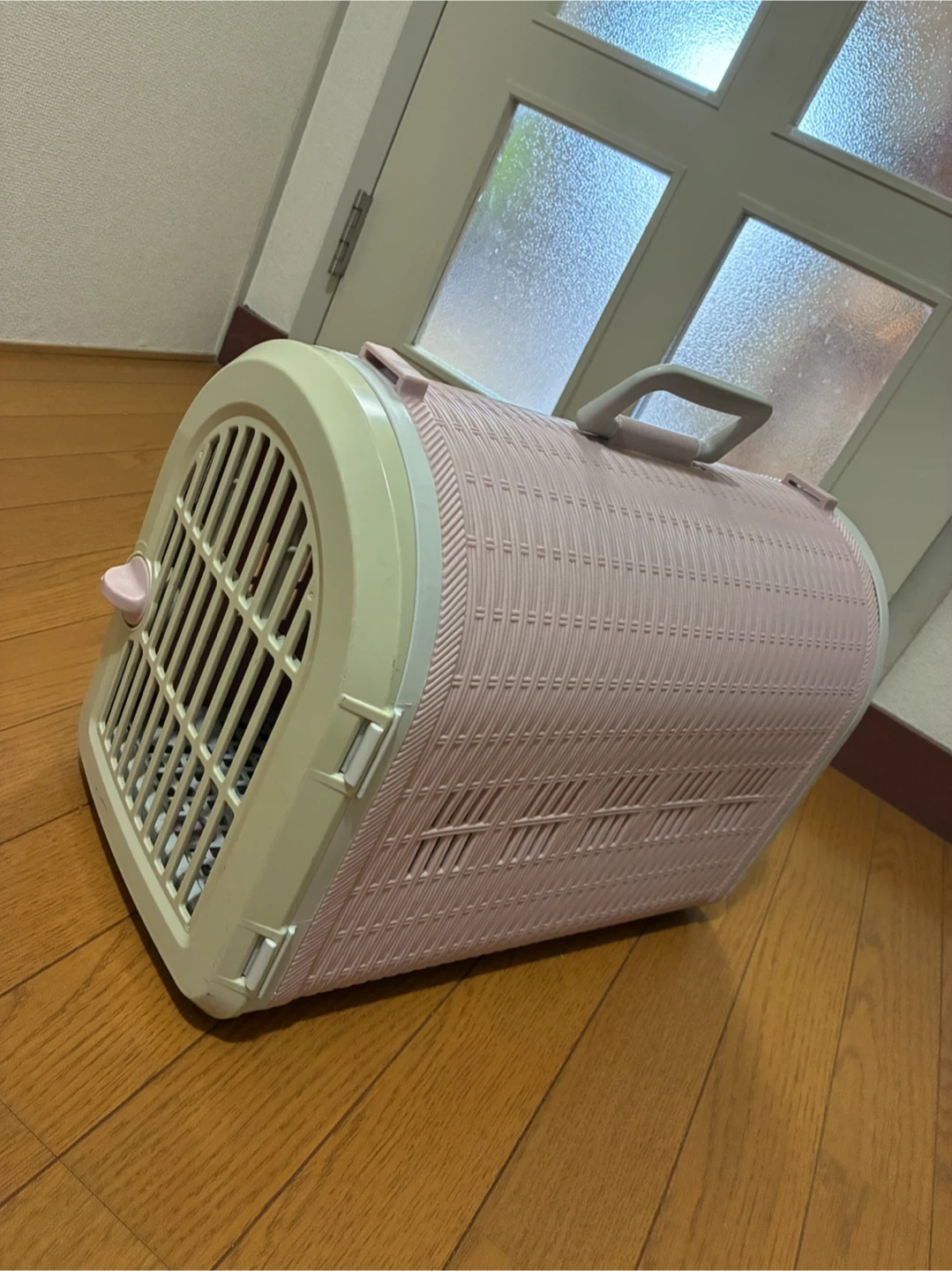 かわいい ペット用キャリーケース ピンク