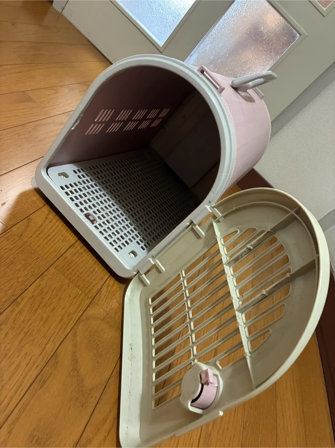 かわいい ペット用キャリーケース ピンクの写真2枚目