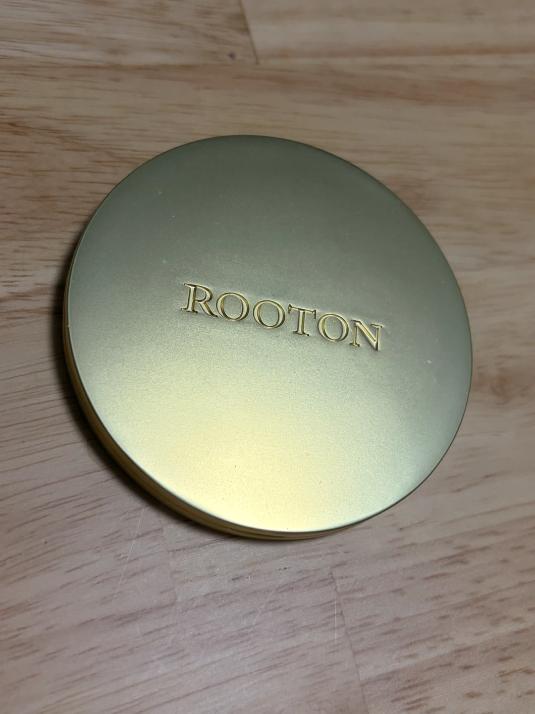 ROOTON 手鏡 コンパクトミラー ゴールドの写真4枚目
