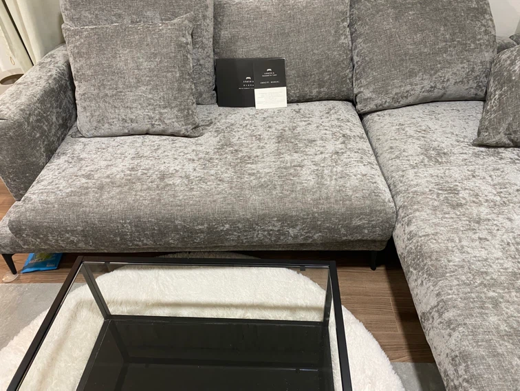 【新品同様】定価:約30万★Cremona カウチソファ K-087 グレーの写真8枚目