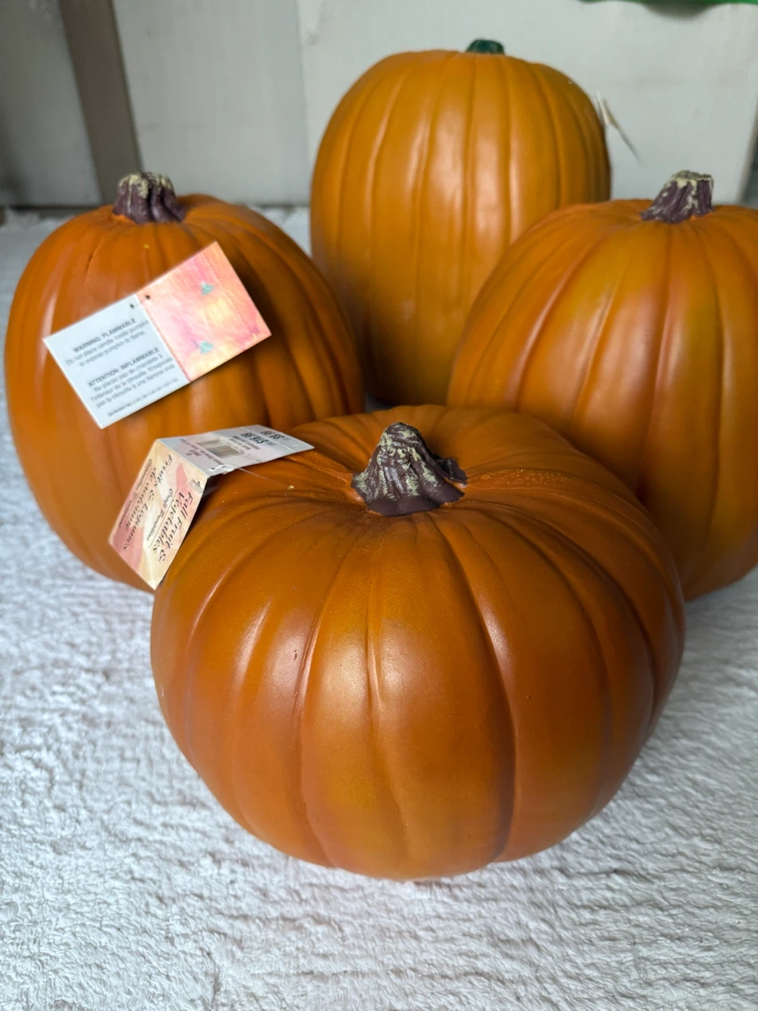 パンプキン オブジェ 4個セット ハロウィン装飾の写真2枚目