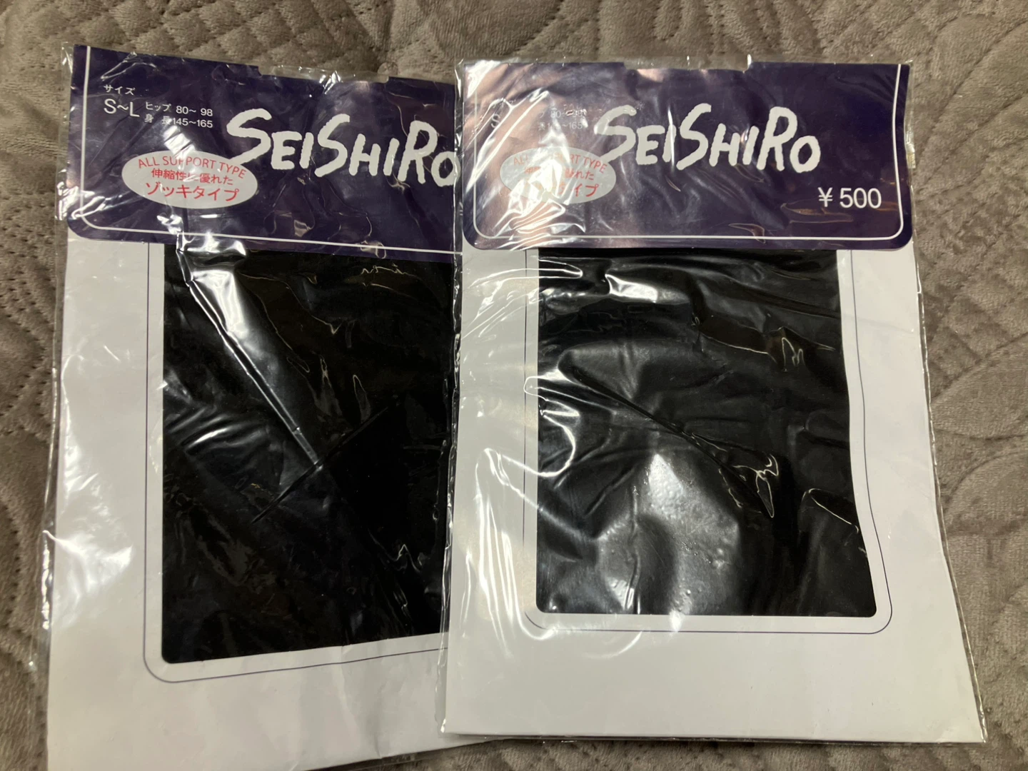 セイシロウ ストッキング ブラック S-L