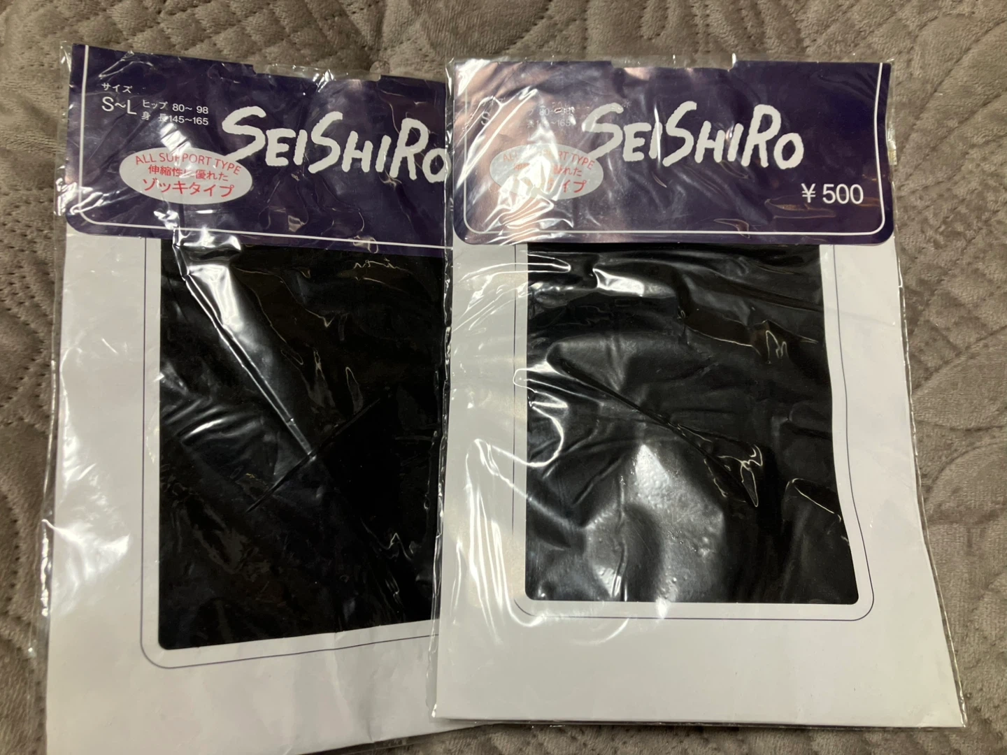 セイシロウ ストッキング ブラック S-L