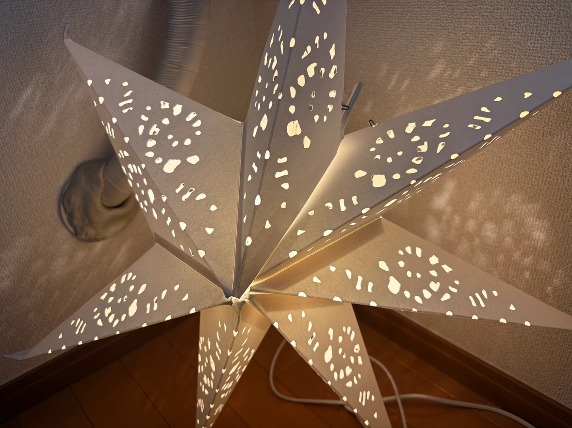 IKEA星型 スターランプ ペンダントライト