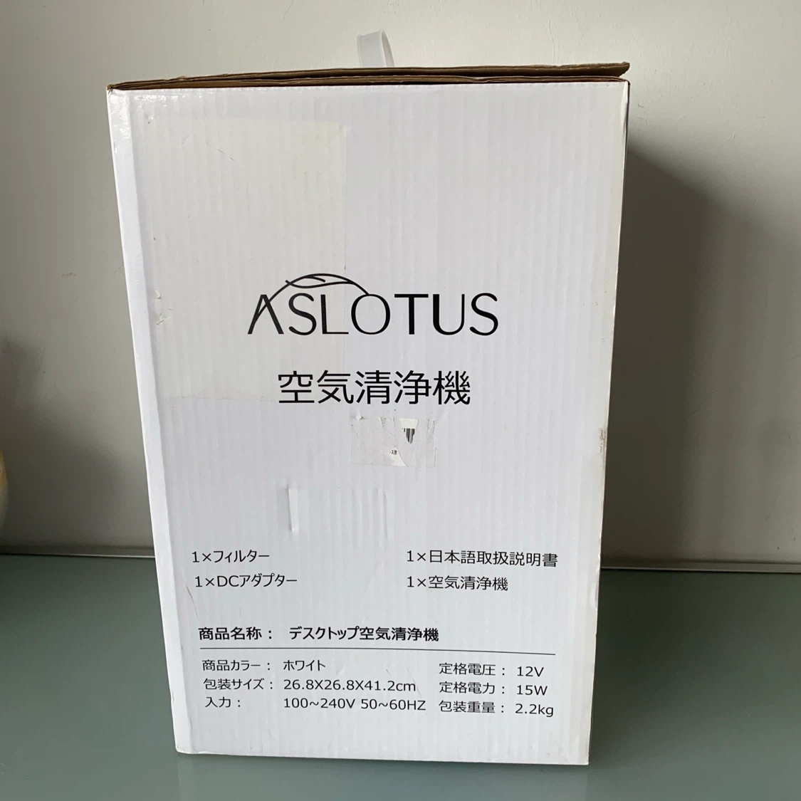 ASLOTUS デスクトップ空気清浄機 1台4役の写真3枚目