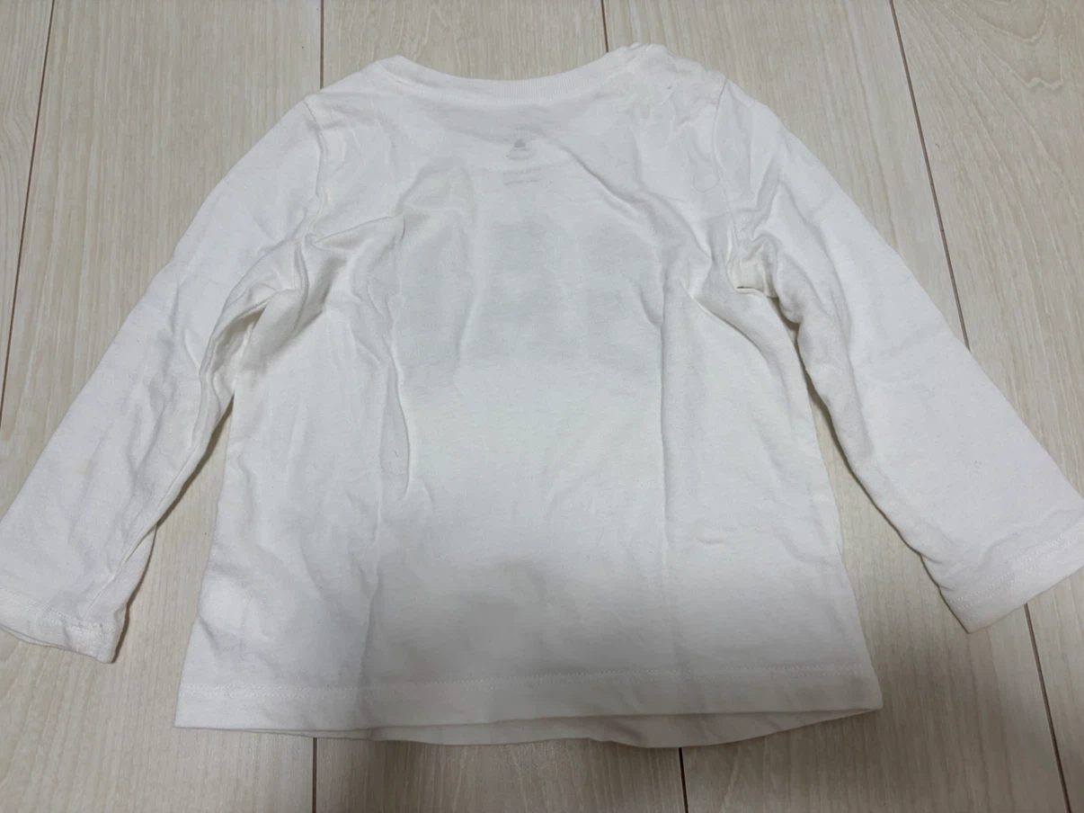 【美品】ベビーギャップ 長袖シャツ ヒョウ柄 80cmの写真2枚目