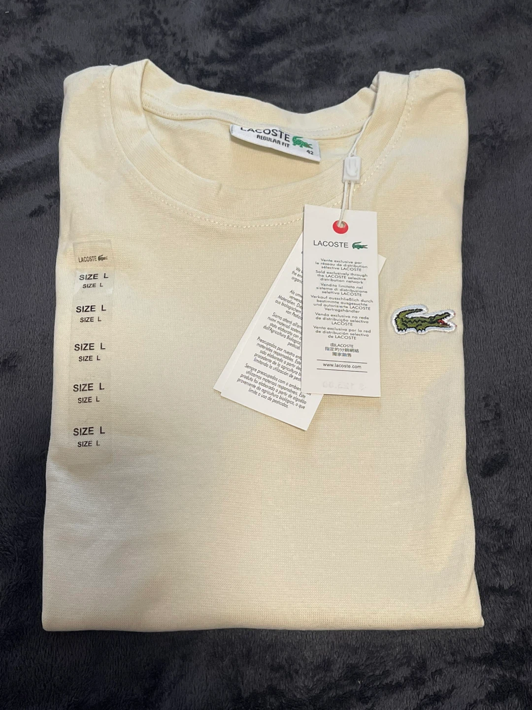 ラコステ Tシャツ Lサイズ