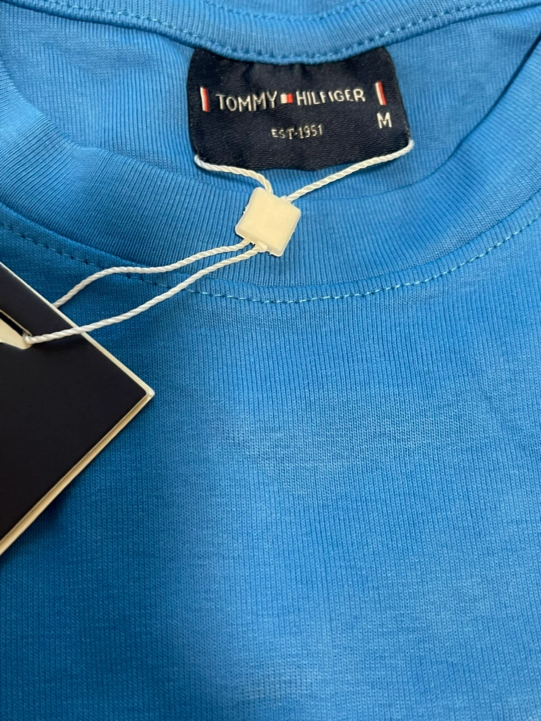 トミーヒルフィガー Tシャツ 青 Mサイズの写真2枚目